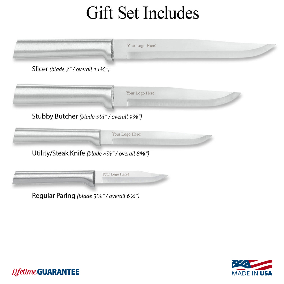 Wedding Register Gift Set w/Silver Handle 3