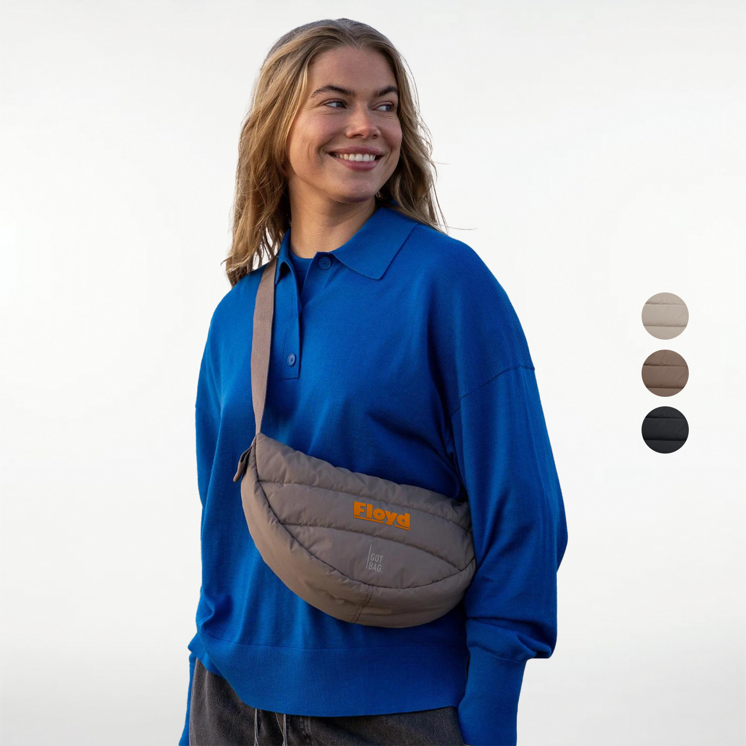 GOT BAG® Puffer Moon – GOTS Certified Ocean Plastic Small Crossbody Bag 11