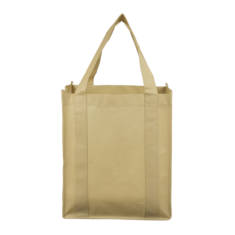 13"W x 15"H x 10"Gusset -"SUPER MEGA" Grocery Shopping Tote Bag 1