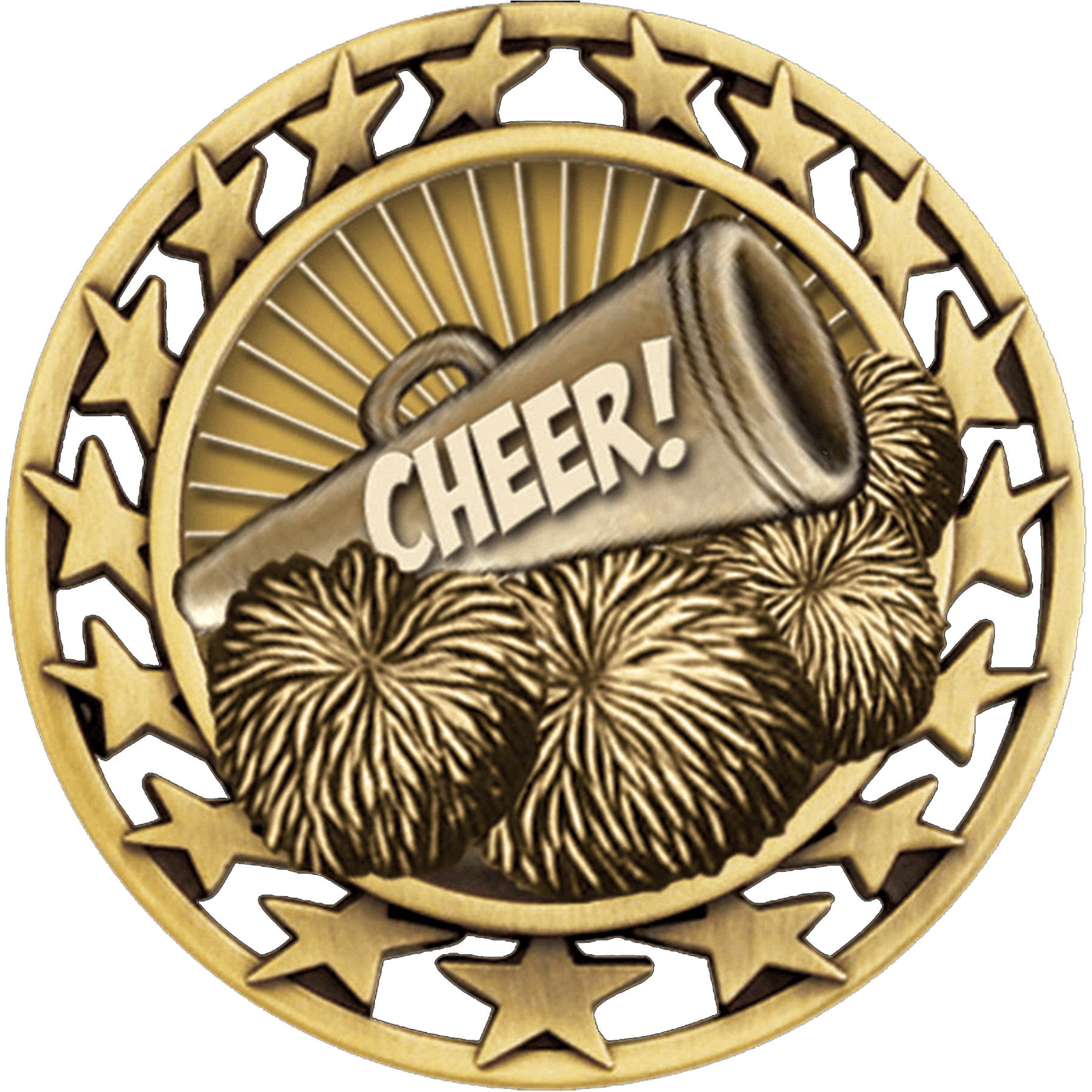 Stock Star Sports Medals: Cheerleading 5