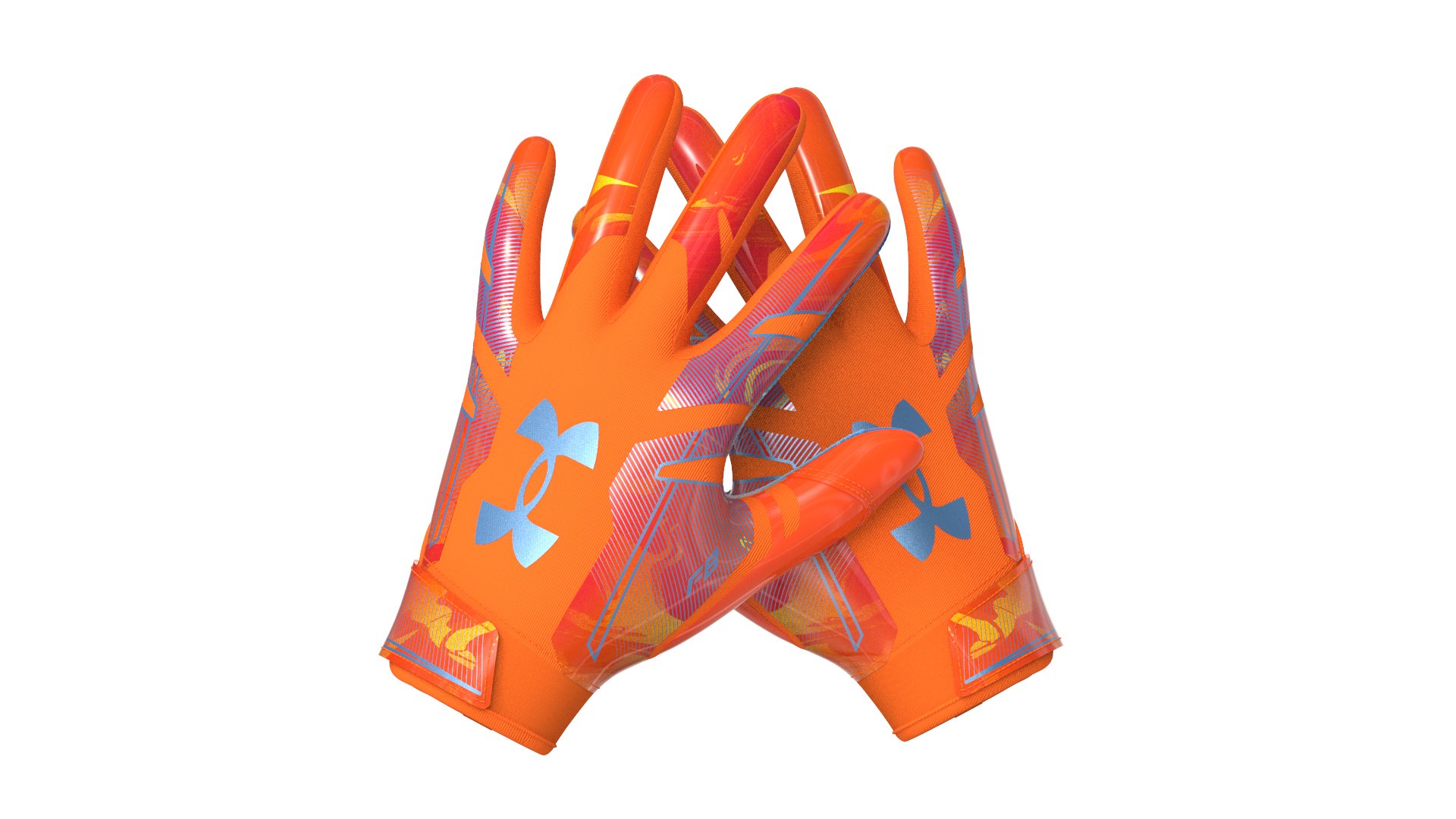 Youth UA F8 Football Gloves 13