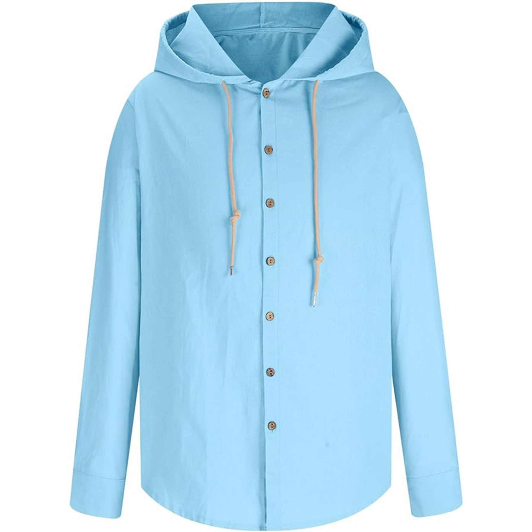 Long Sleeve Hooded Shirt, custom hoodie or sweatshirt with logo imprint 6