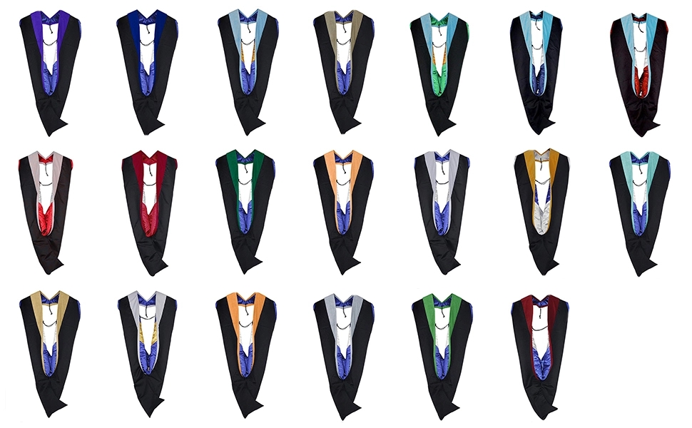 Graduation Hood for Master Degree Deluxe Academic 37