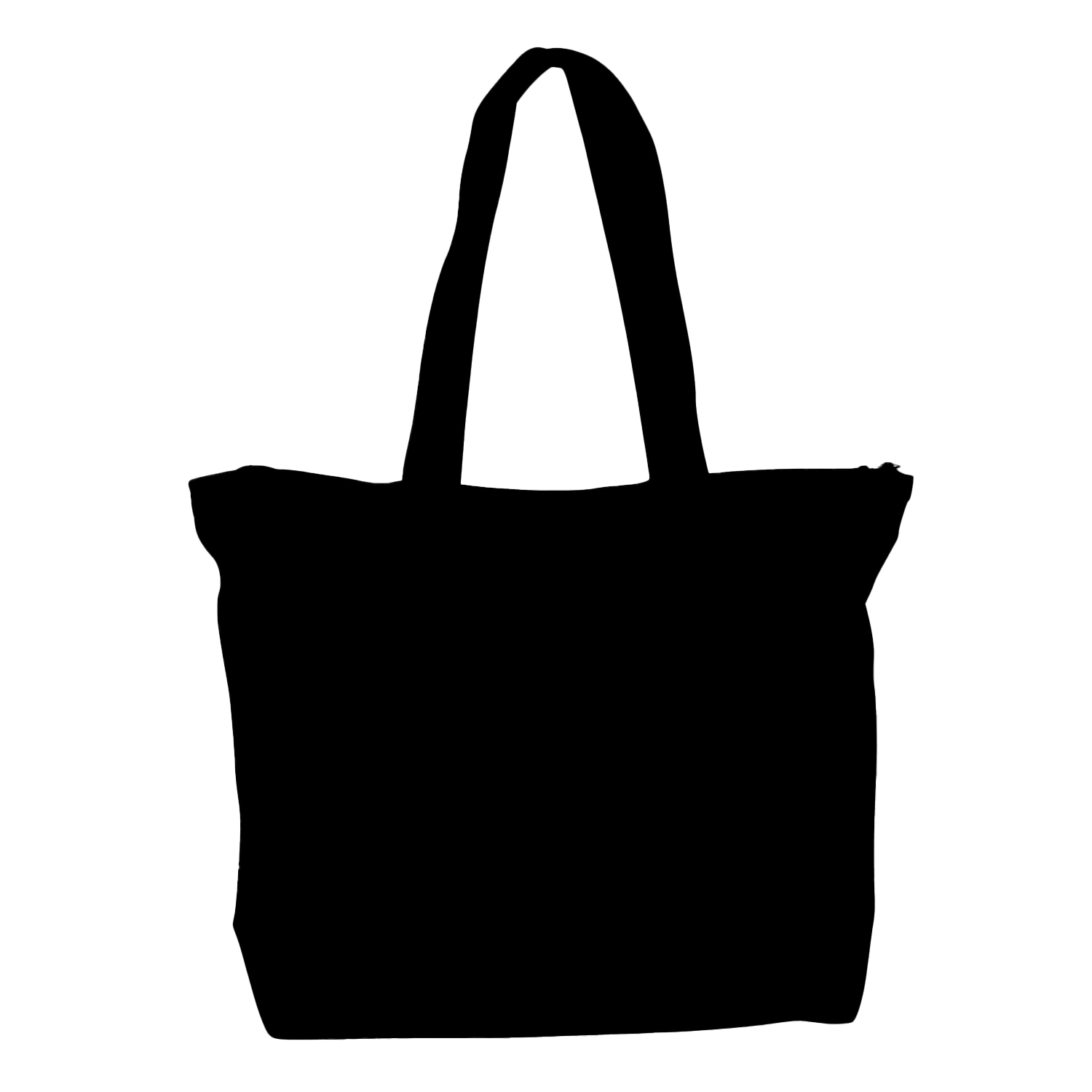 Cotton Canvas Zipper Tote Bag, custom tote bag with logo imprint 8