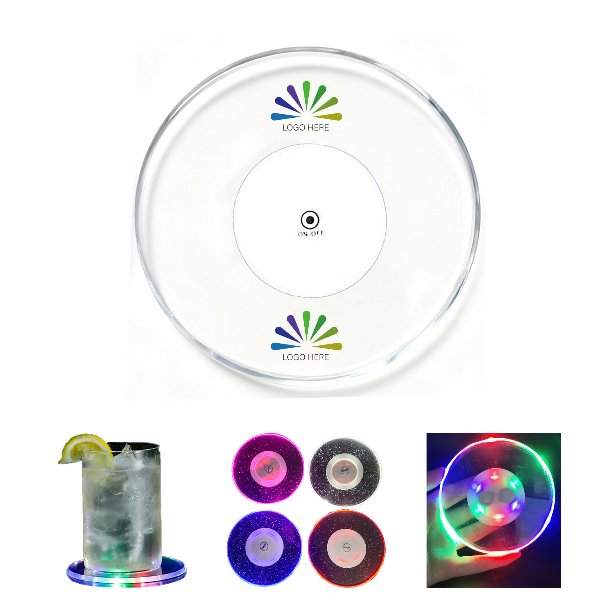 Custom LED Drink Coaster 2