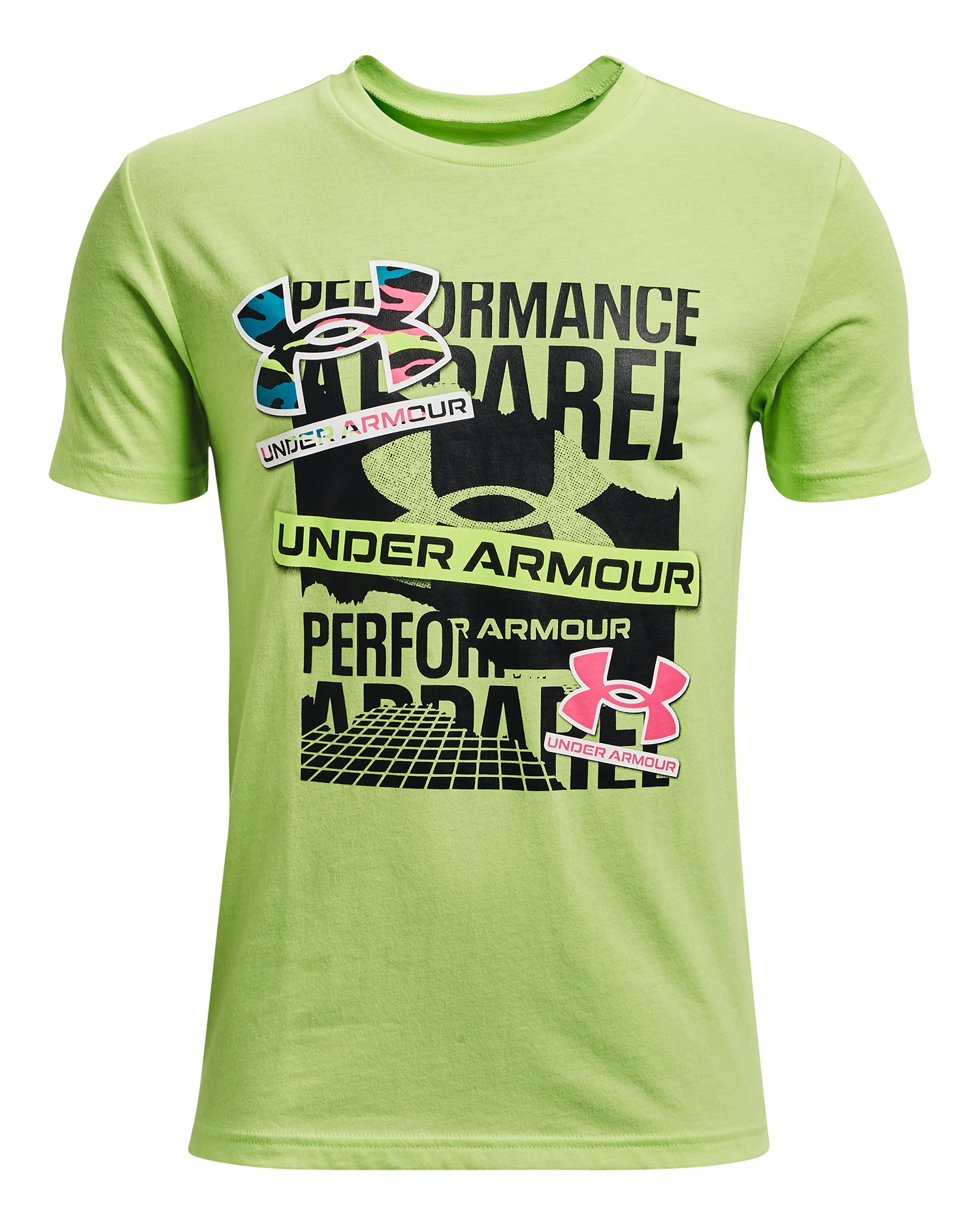 UA Multilogo Boys' Short Sleeve 4