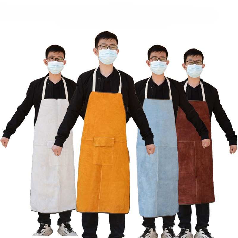 Custom Leather Welding Apron 2