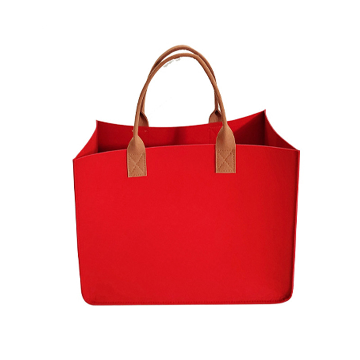 Foldable Felt Bag - Long Handles, Durable Design, custom tote bag with logo imprint 4