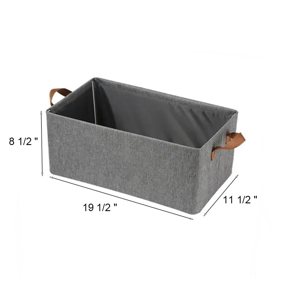 Foldable Storage Bin with Steel Frame 1