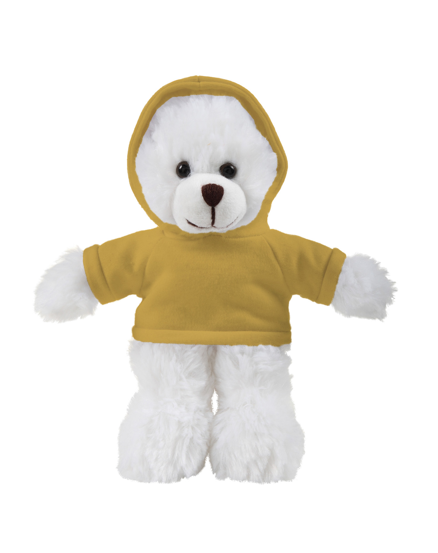 soft plush White Bear with hoodie 1