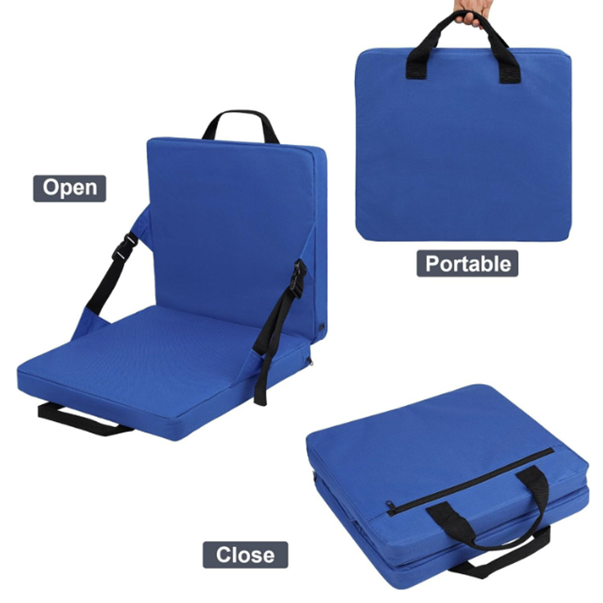 Portable Folding Indoor Outdoor Stadium Seat Camping Chair 6