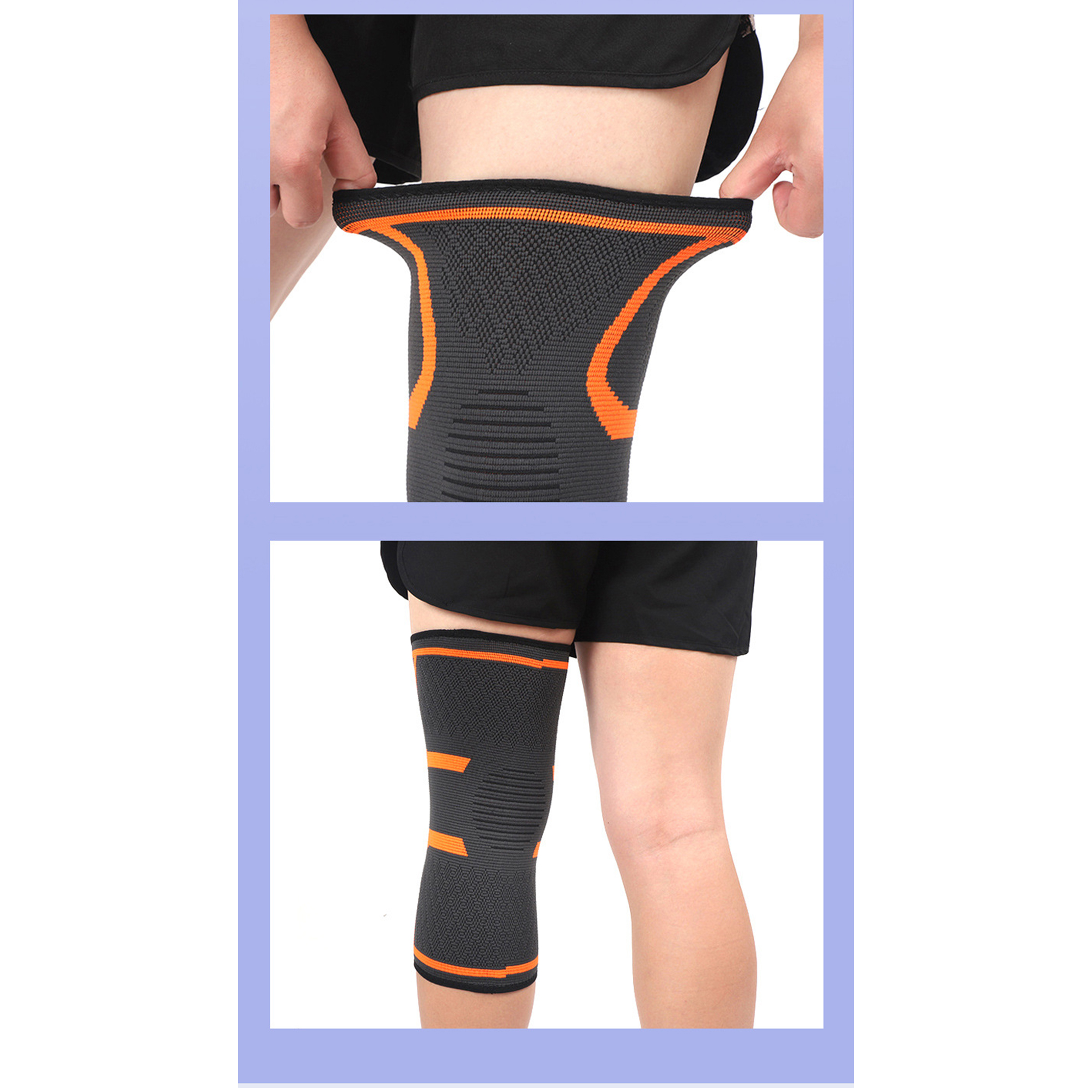 Nylon Knee Support ?C Elastic Fit For Fitness & Sports 4
