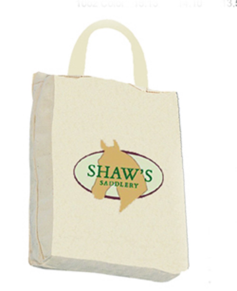 10 Oz. Natural Canvas Gusset Box Tote Bag 1