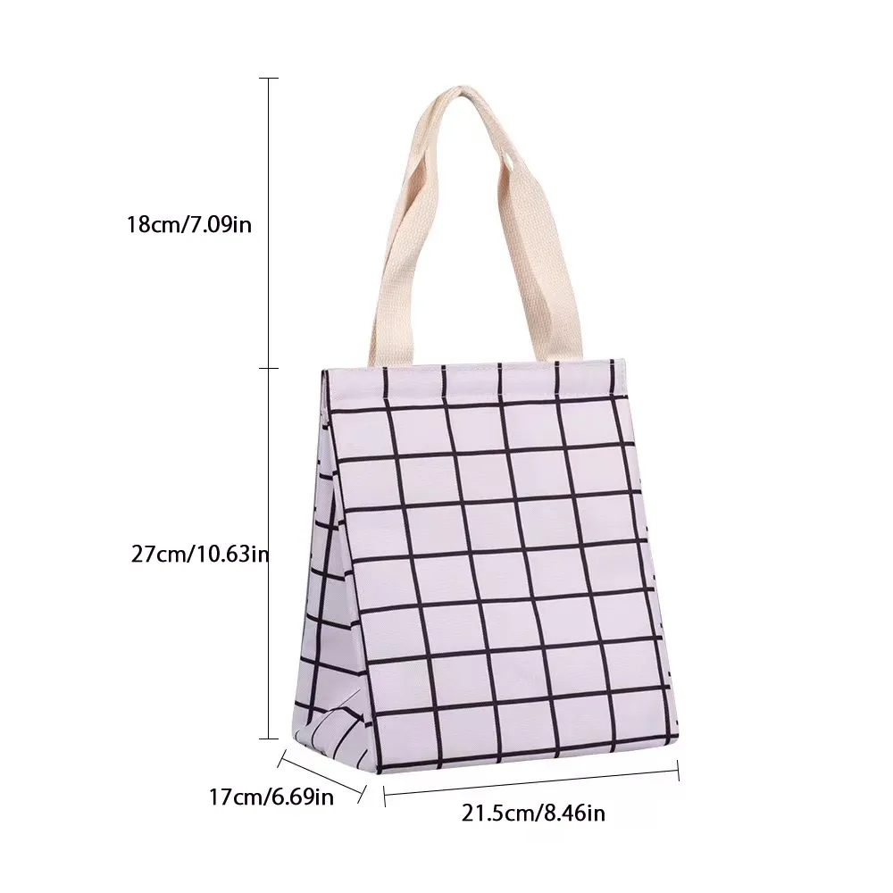 Wide-Open Foldable Insulated Lunch Bag 6
