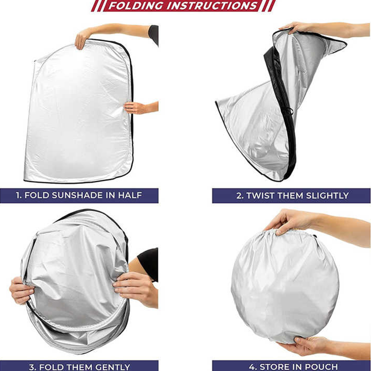 Tesla-Compatible Foldable UV-Blocking Car Sunshade 6