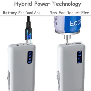 Luminous Dual Arc Lighter With USB Charging And Touch Activation 30