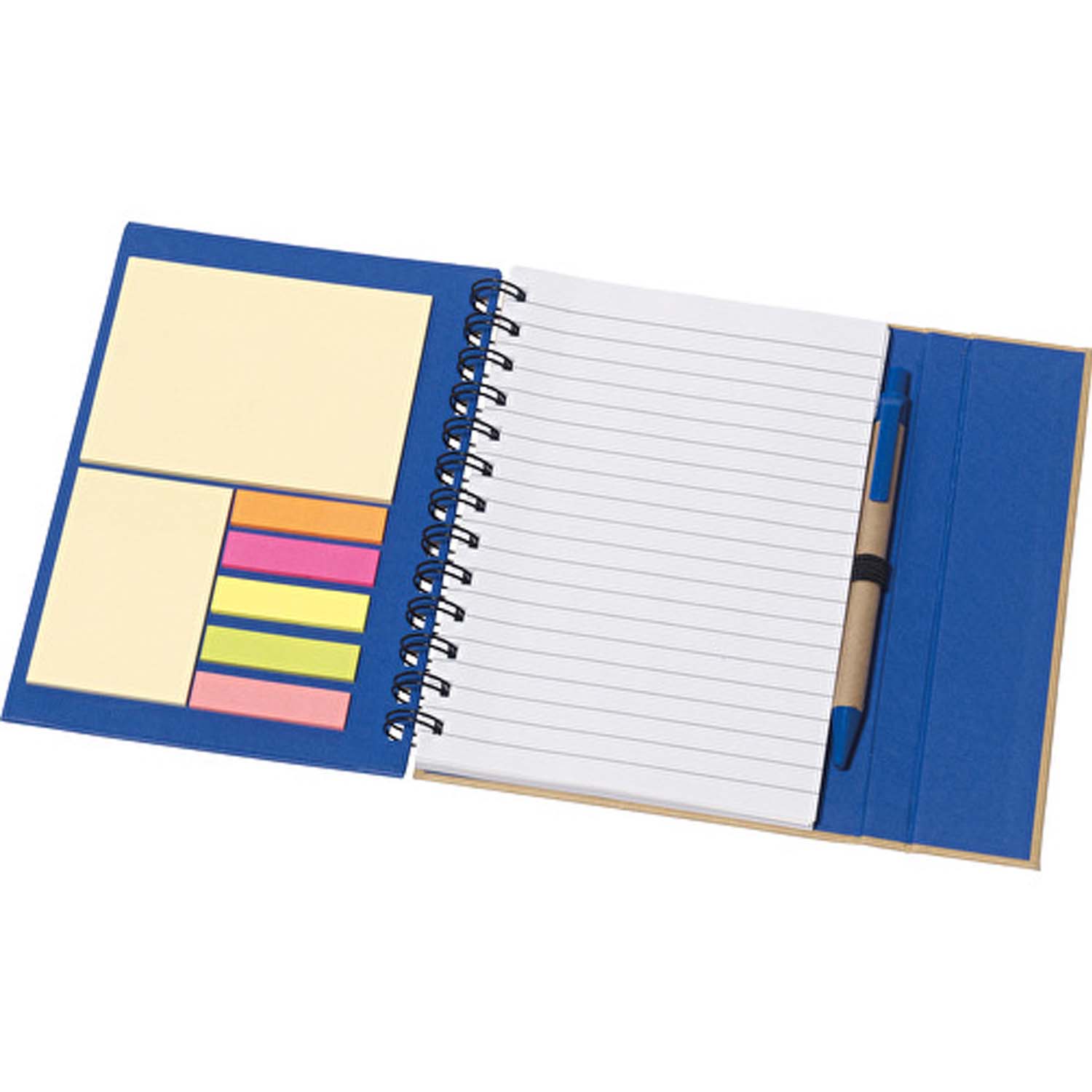 Spiral Notebook W/ Sticky Notes & Pen 6