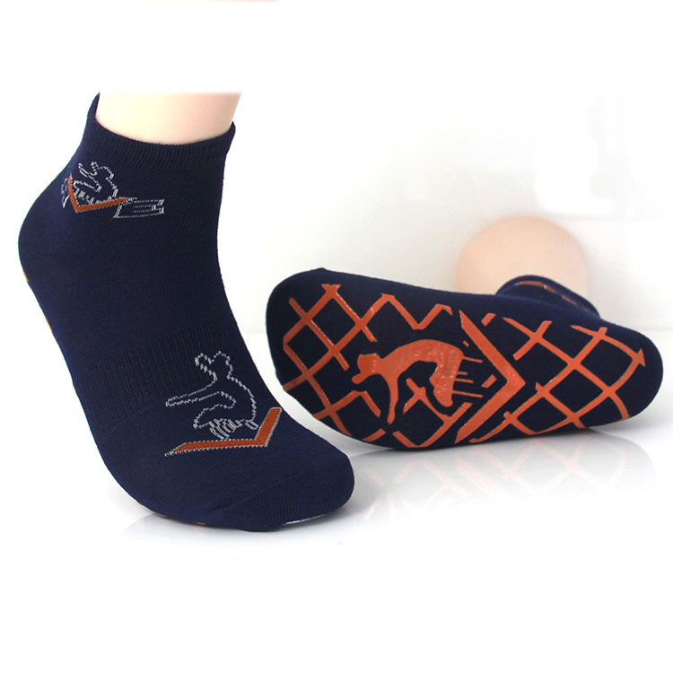Anti Slip Grip Cotton Low Cut Socks 16