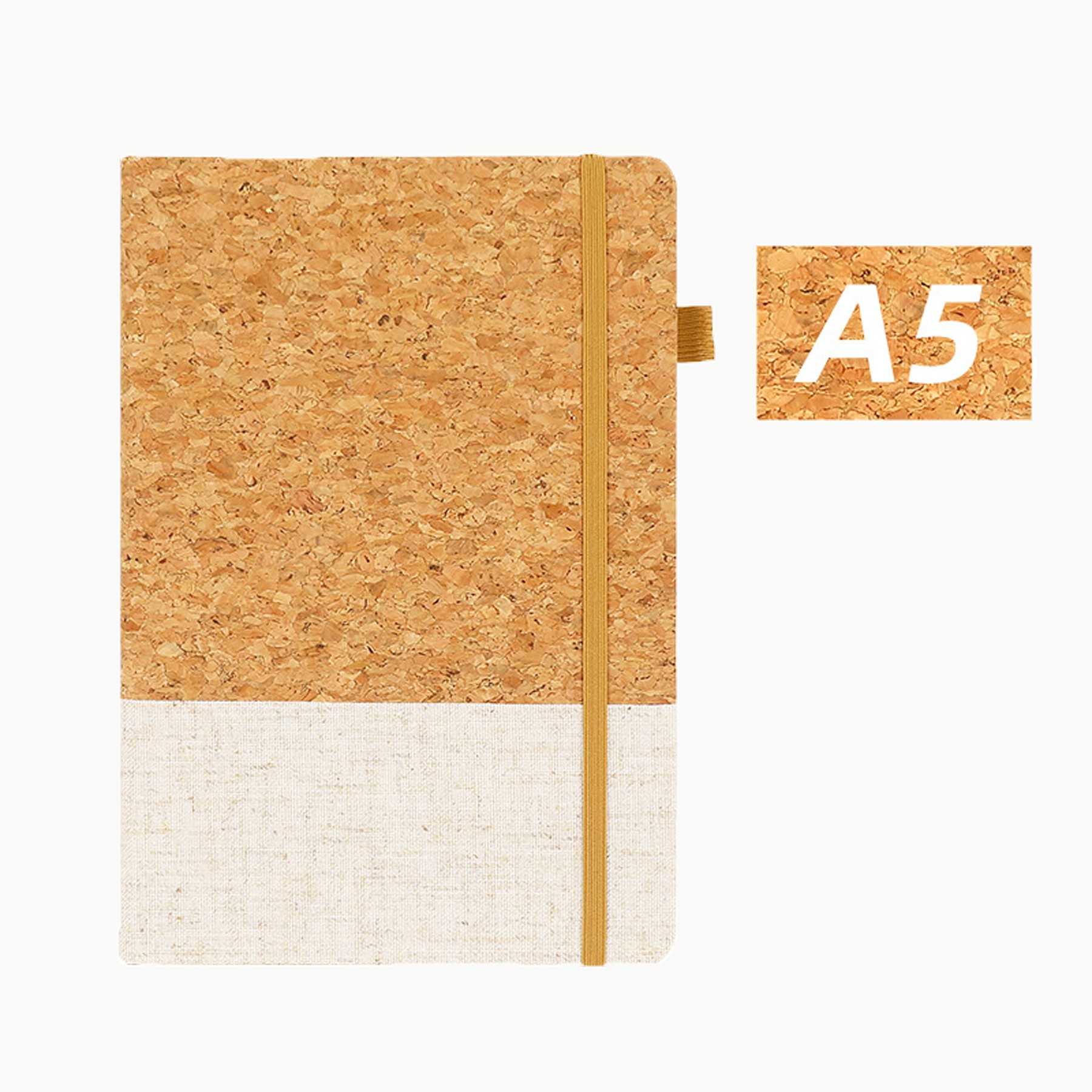 Wood Grain Wheat Straw Notebook 1