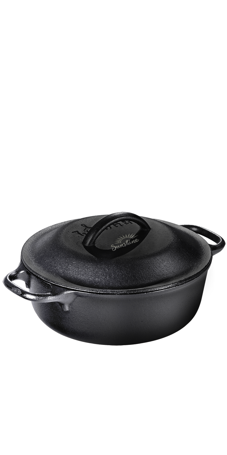 Lodge® 2 Qt Cast Iron Dutch Oven 4