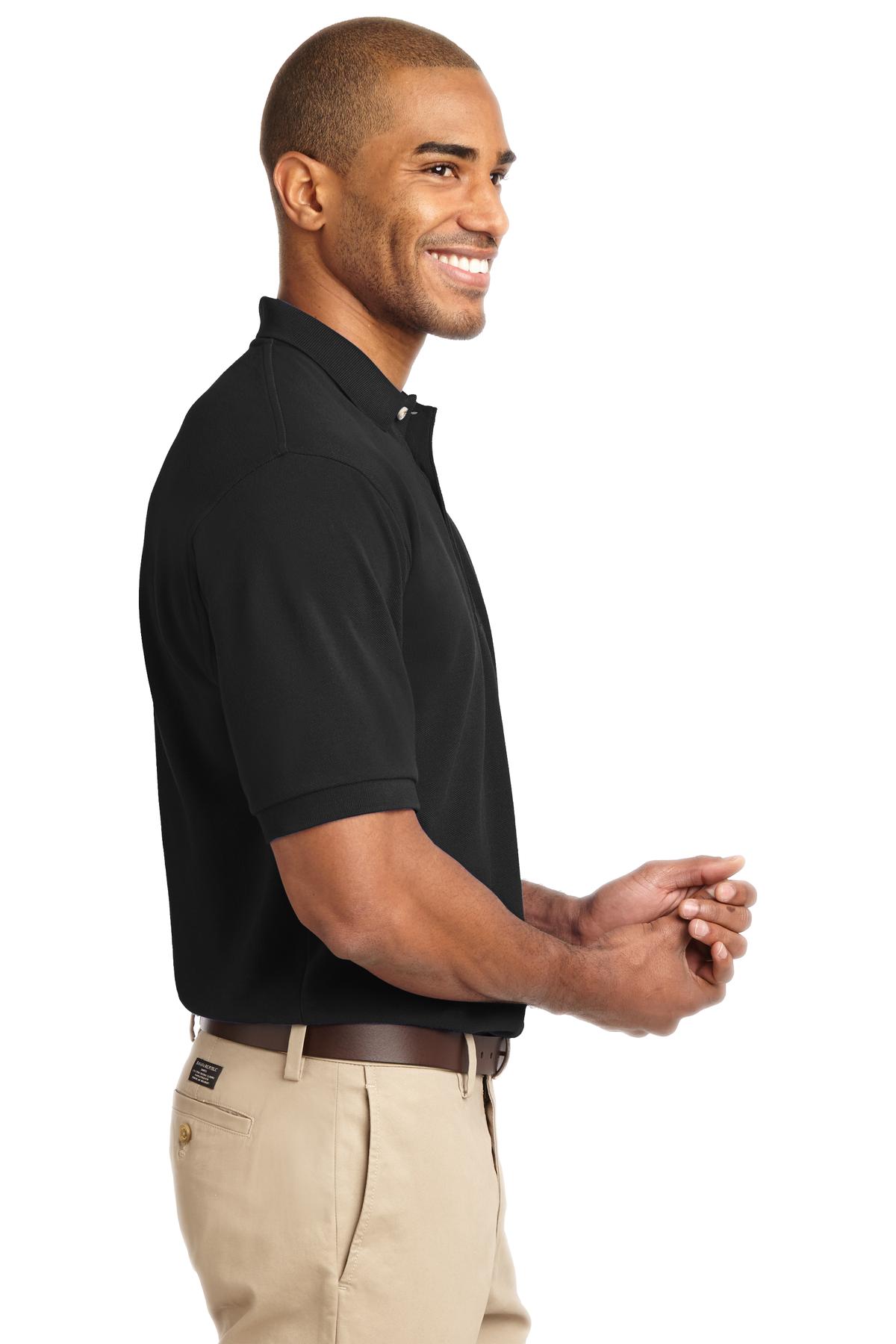 Tall Heavyweight Cotton Pique Polo