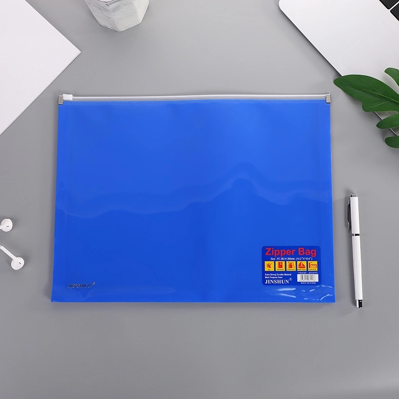 B4 Clear Bag File Folder With Zipper 3