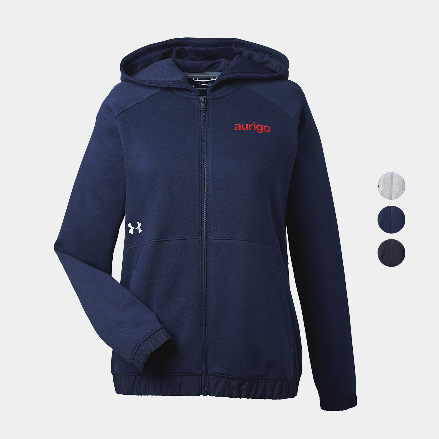 Under Armour Ladies' Hustle Full-Zip Hooded Sweatshirt 2