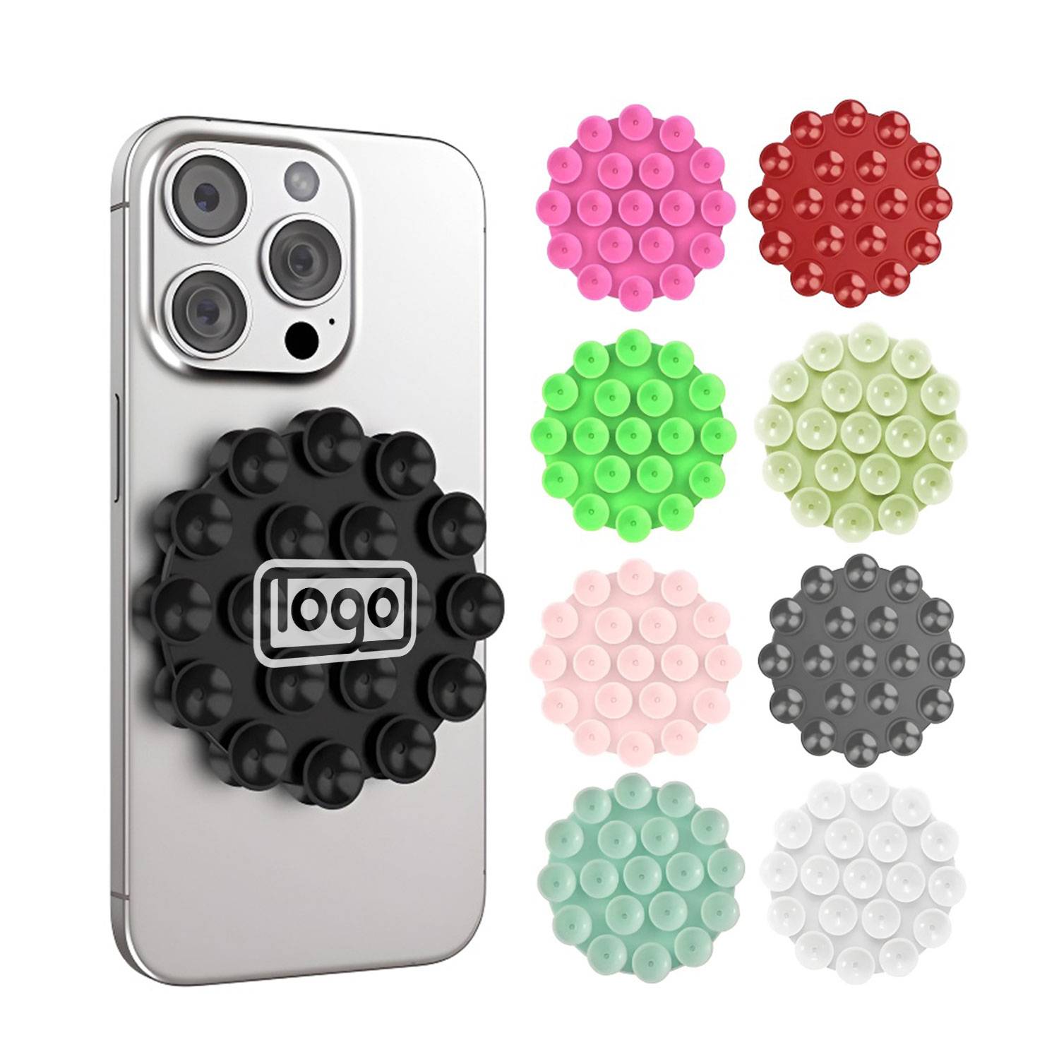 Silicone Suction Phone Mount with Adhesive Backing 17