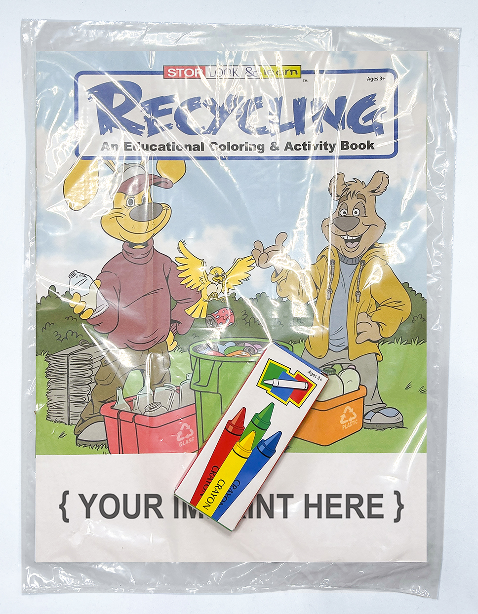 COLORING SET - Recycling Coloring Book Fun Pack 4