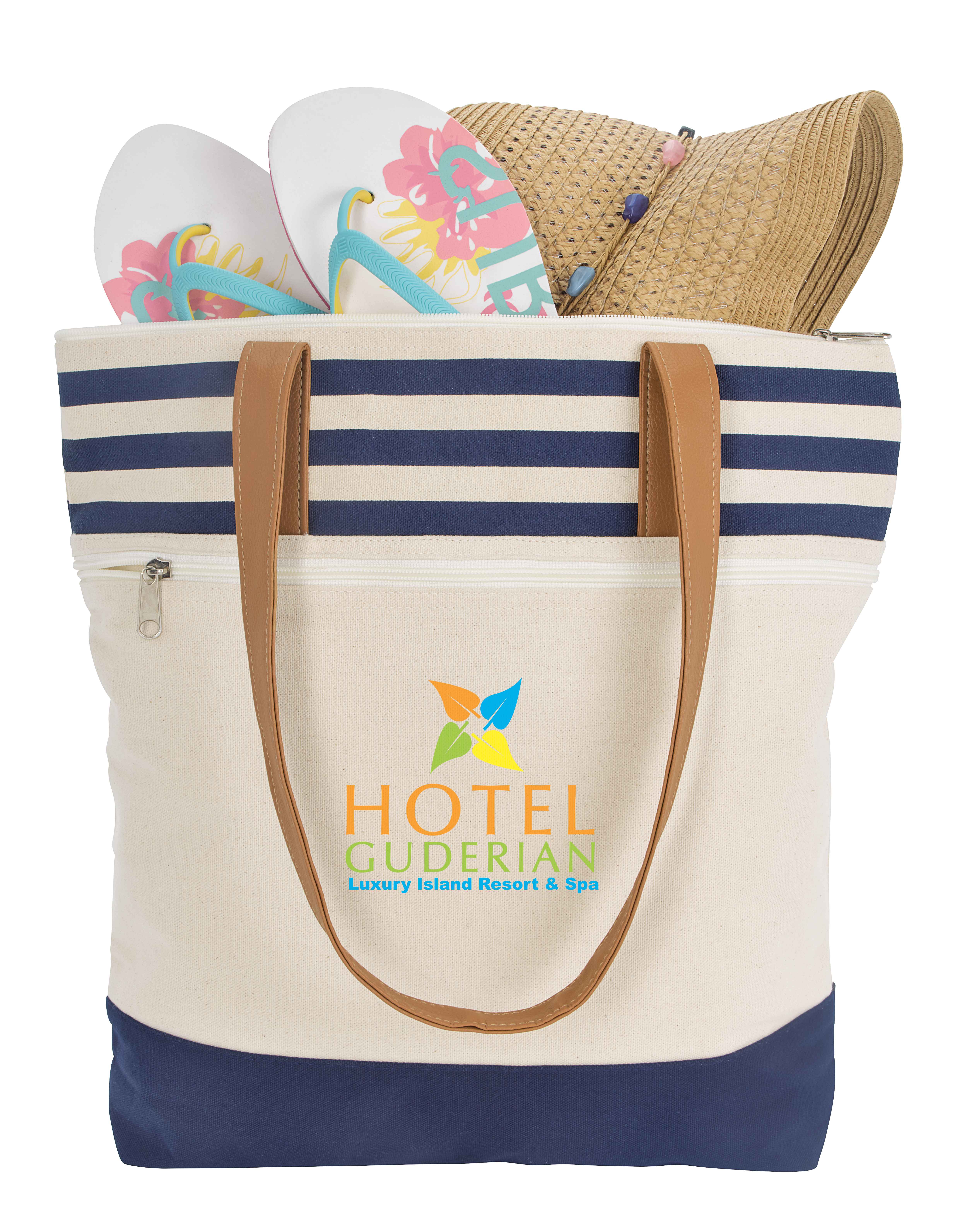 Atchison® Cora Lane Cotton Tote, custom tote bag with logo imprint 8