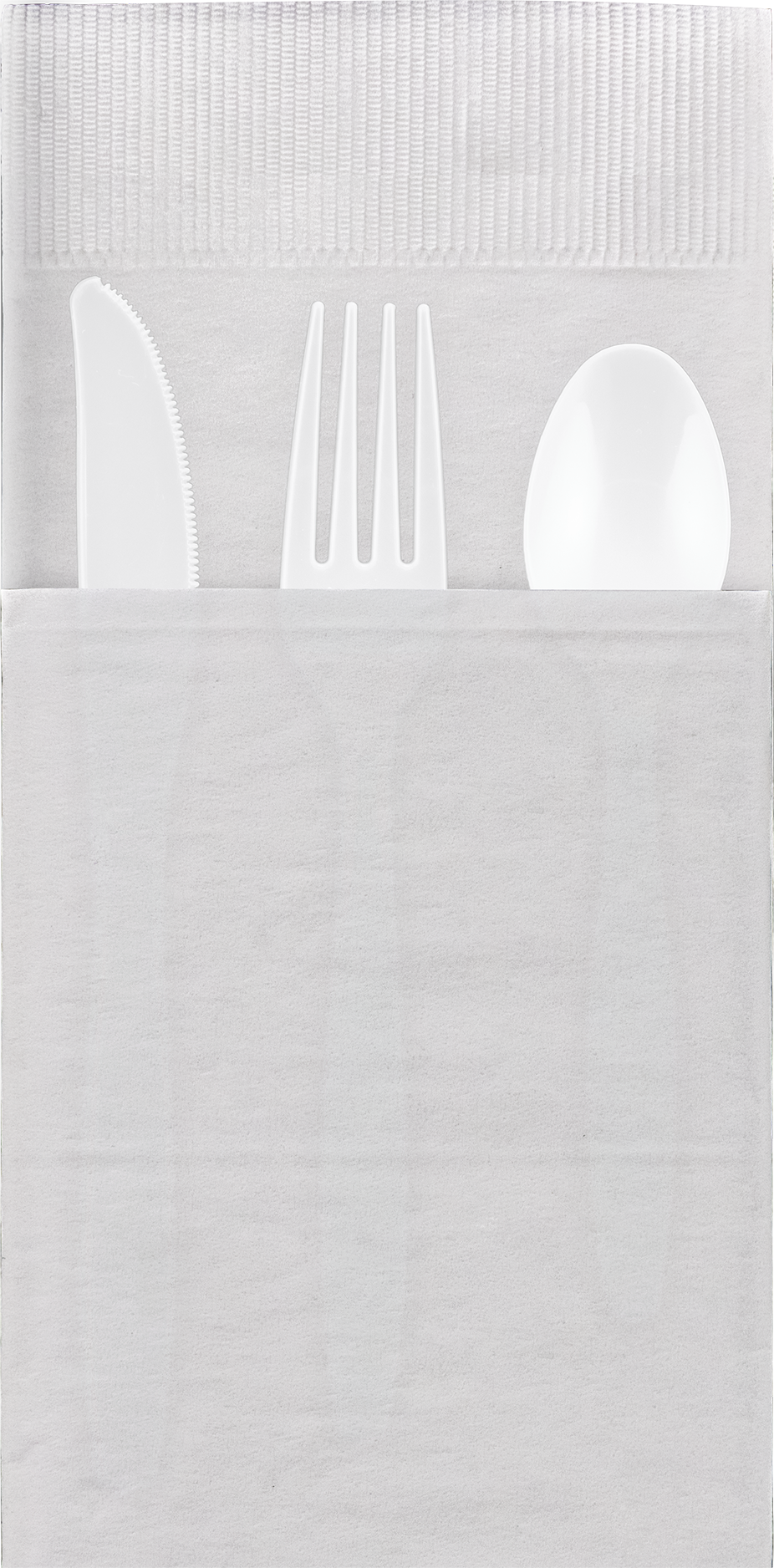 Pocket Napkin 2 Ply White Traditional Print 2