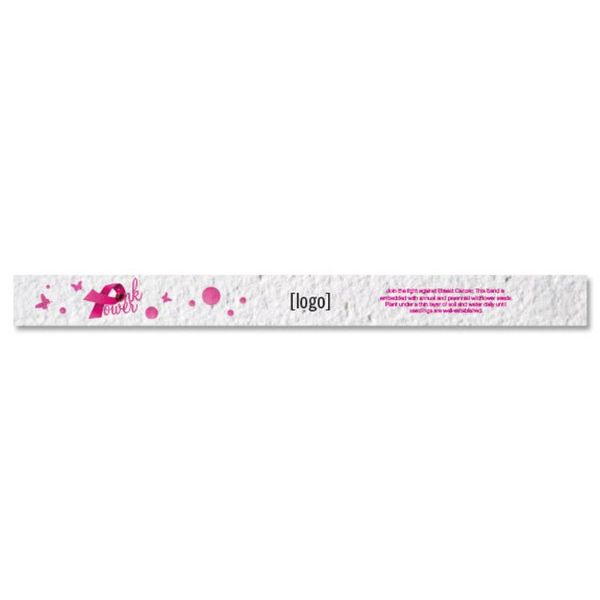 Breast Cancer Awareness - Seed Paper Wristband 2