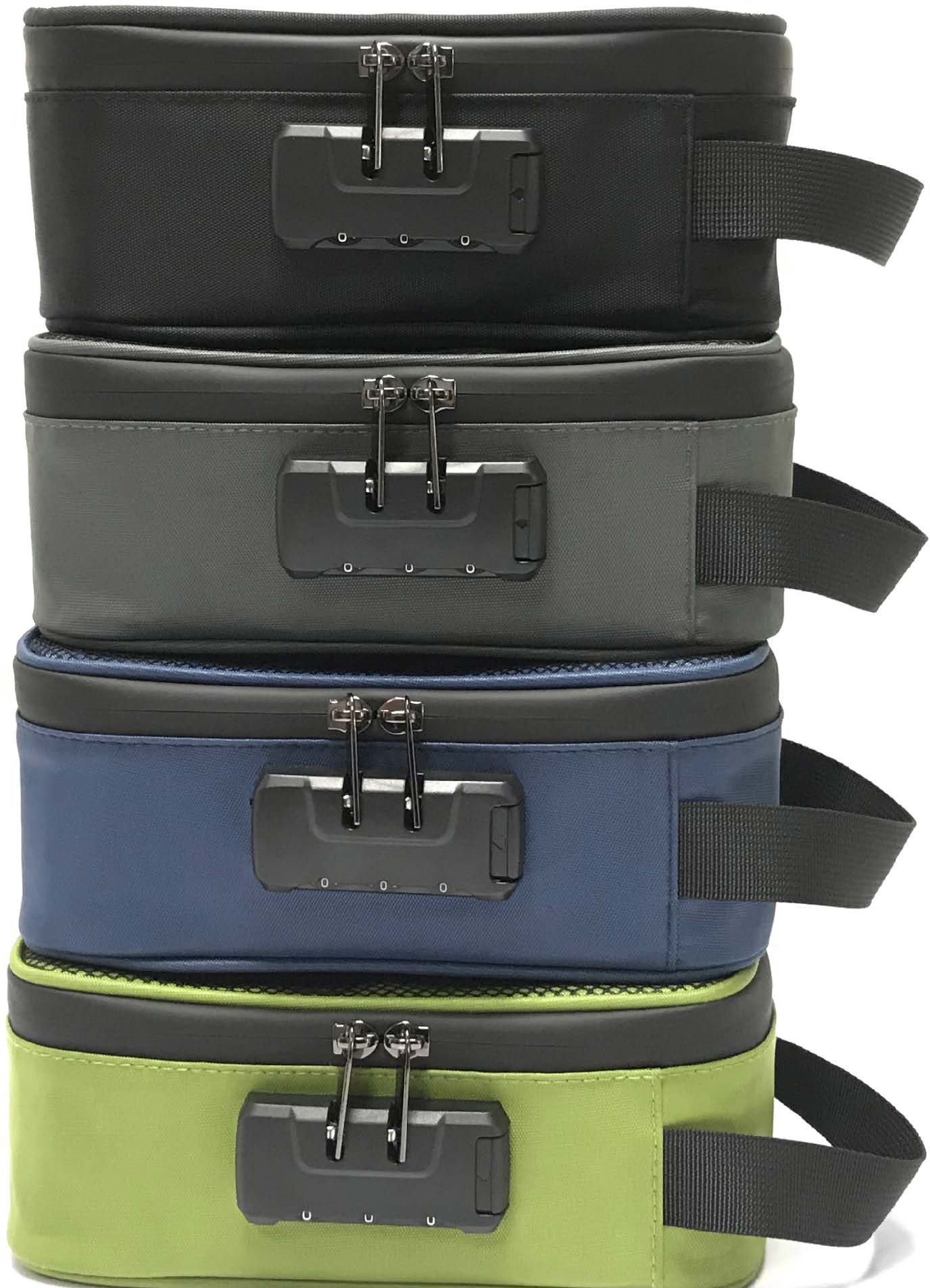 Custom Carbon Smell Proof Stash Carrying Case with Combination Lock 6