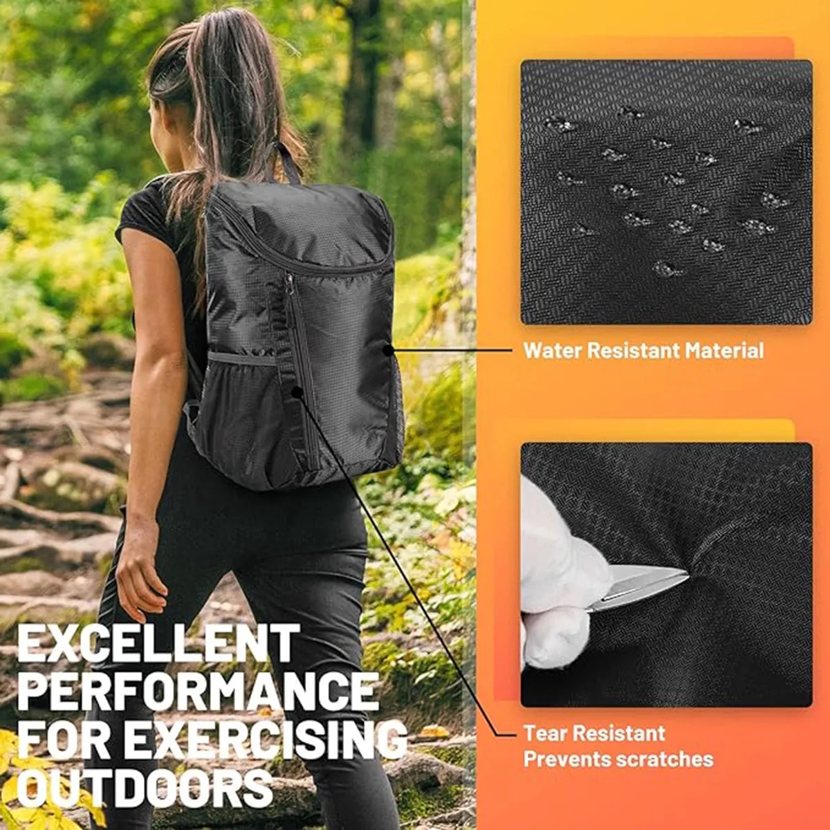 Foldable Travel Camping Hiking Outdoor Sports Backpack 6