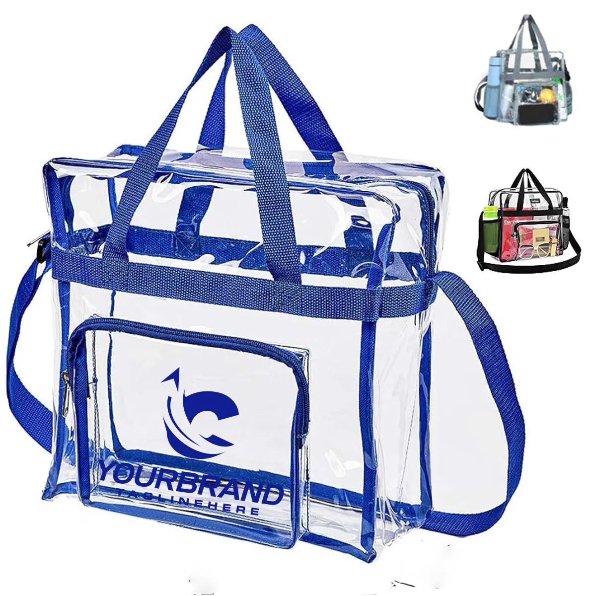 Multipurpose Large Capacity Stadium Approved Clear Tote Bag 4