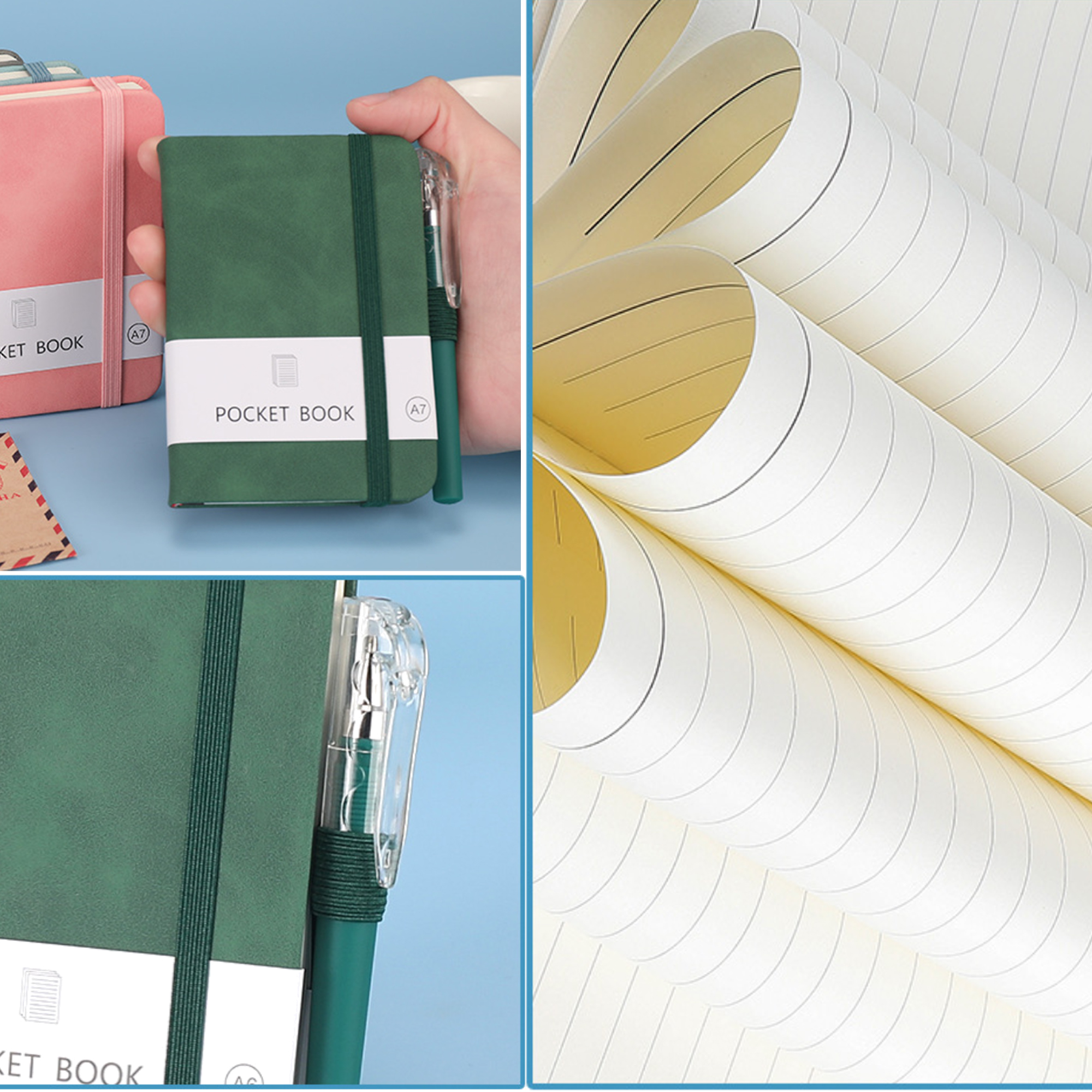 Pocket Note A7 Soft PU Notebook 4