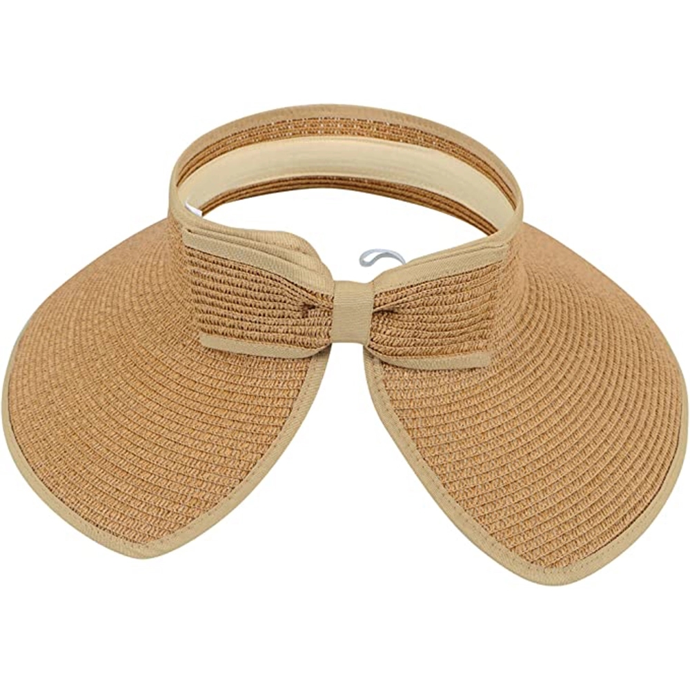 Foldable Cool Straw Hat With Large Brim 13