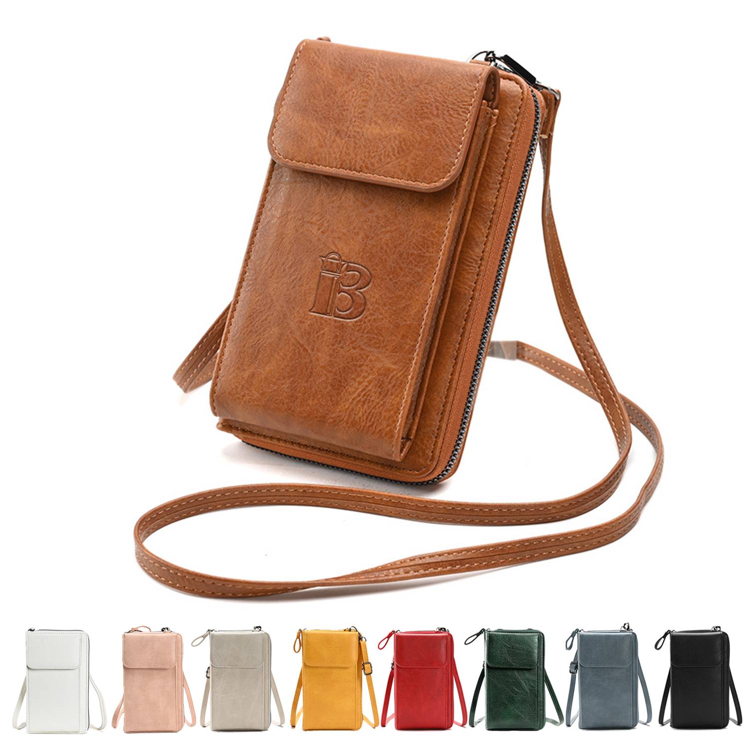 PU Leather Crossbody Sling Phone Bag 1