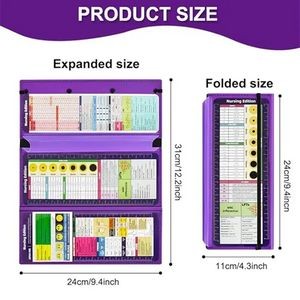 Foldable Clipboard with Storage Compartment and Plastic 13