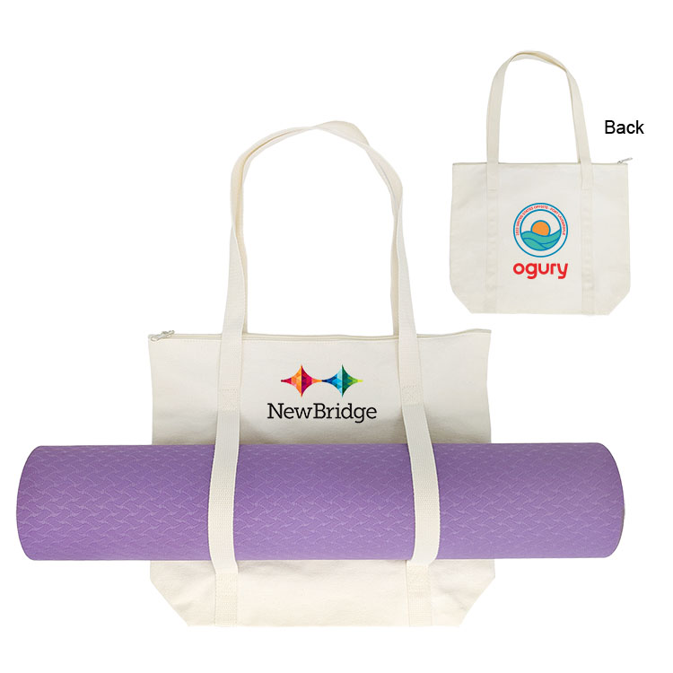 14 oz. Canvas Yoga Tote Bag 3