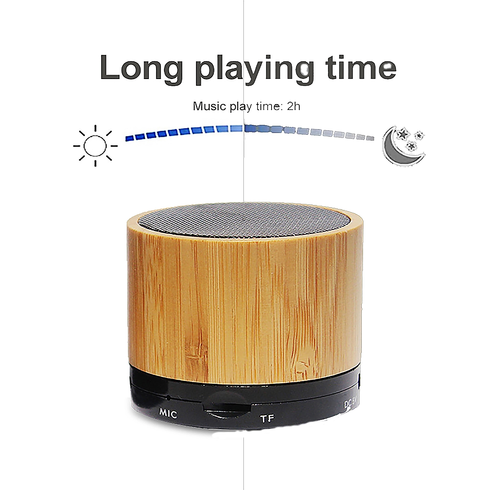Bamboo Bluetooth Speaker 4