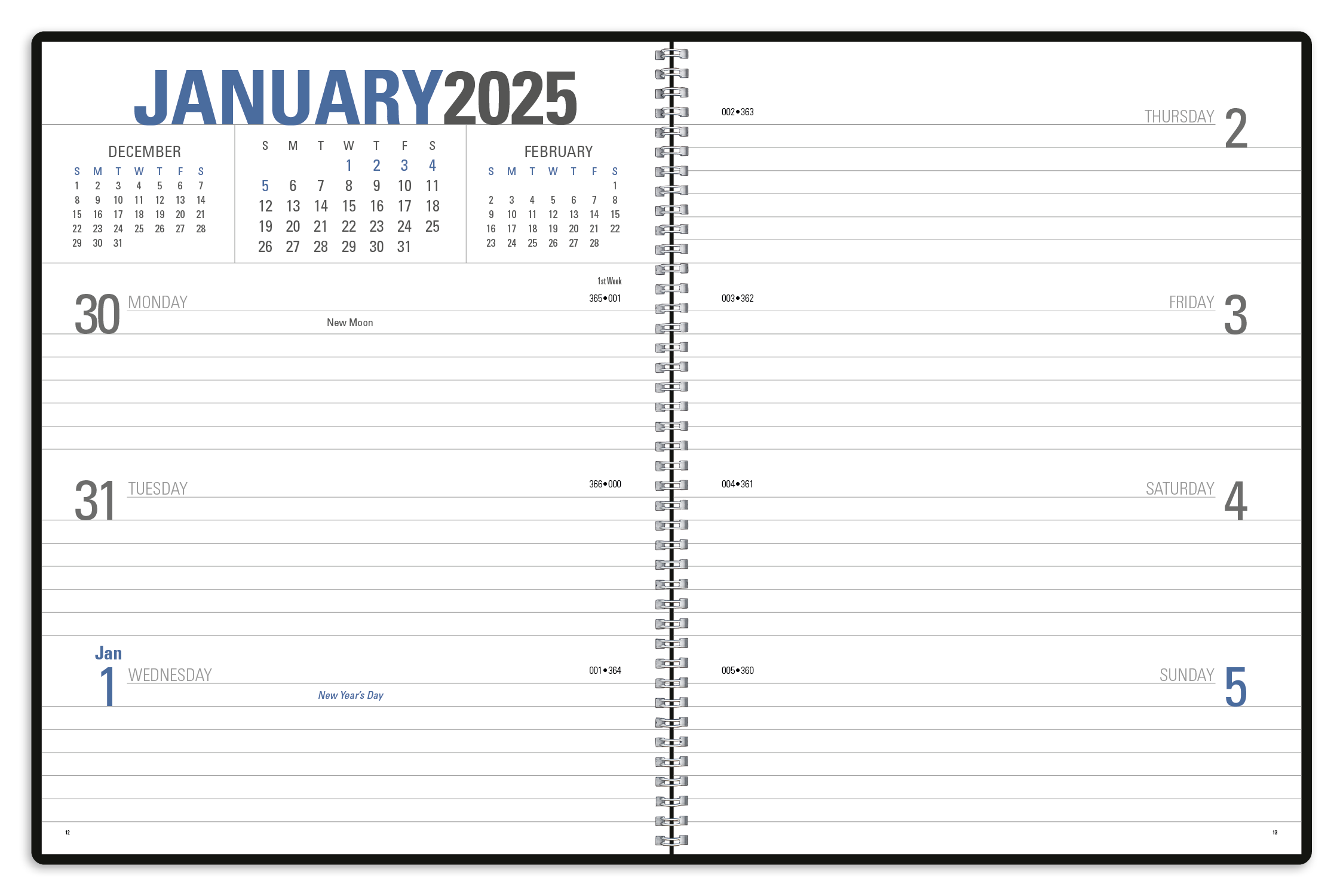 Triumph® Calendars Classic Weekly Planner 3