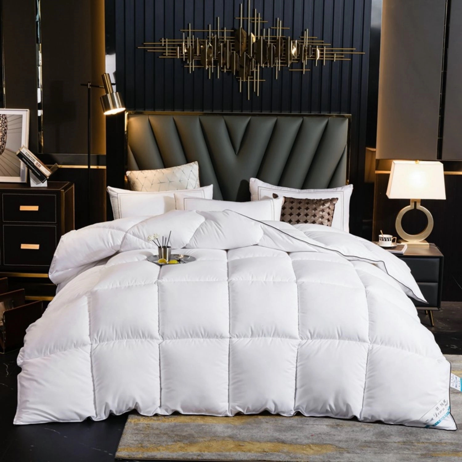 Lightweight Goose Feathers Down Comforter Duvet 5