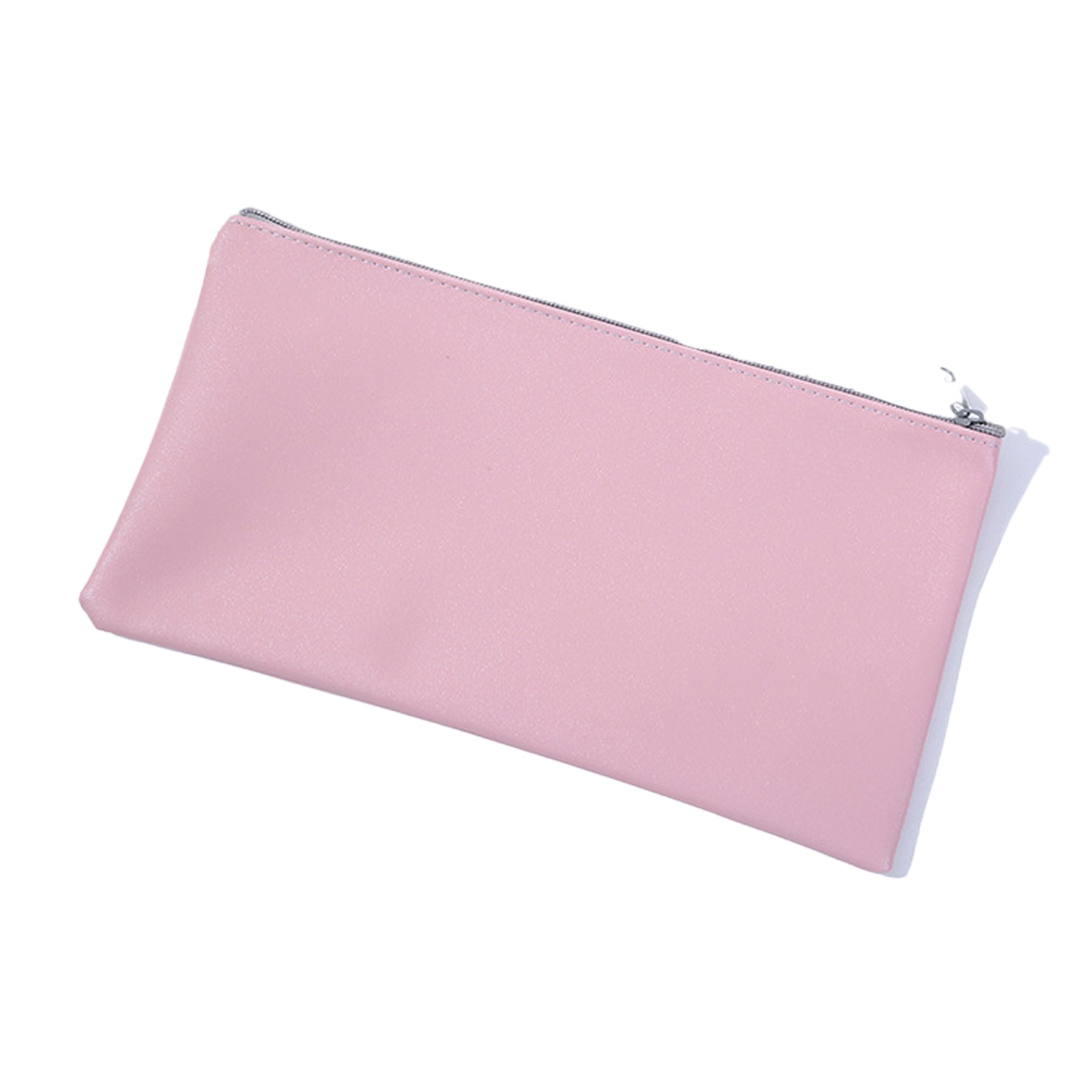 Zipper Pu Leather Bank Deposit Bag 1