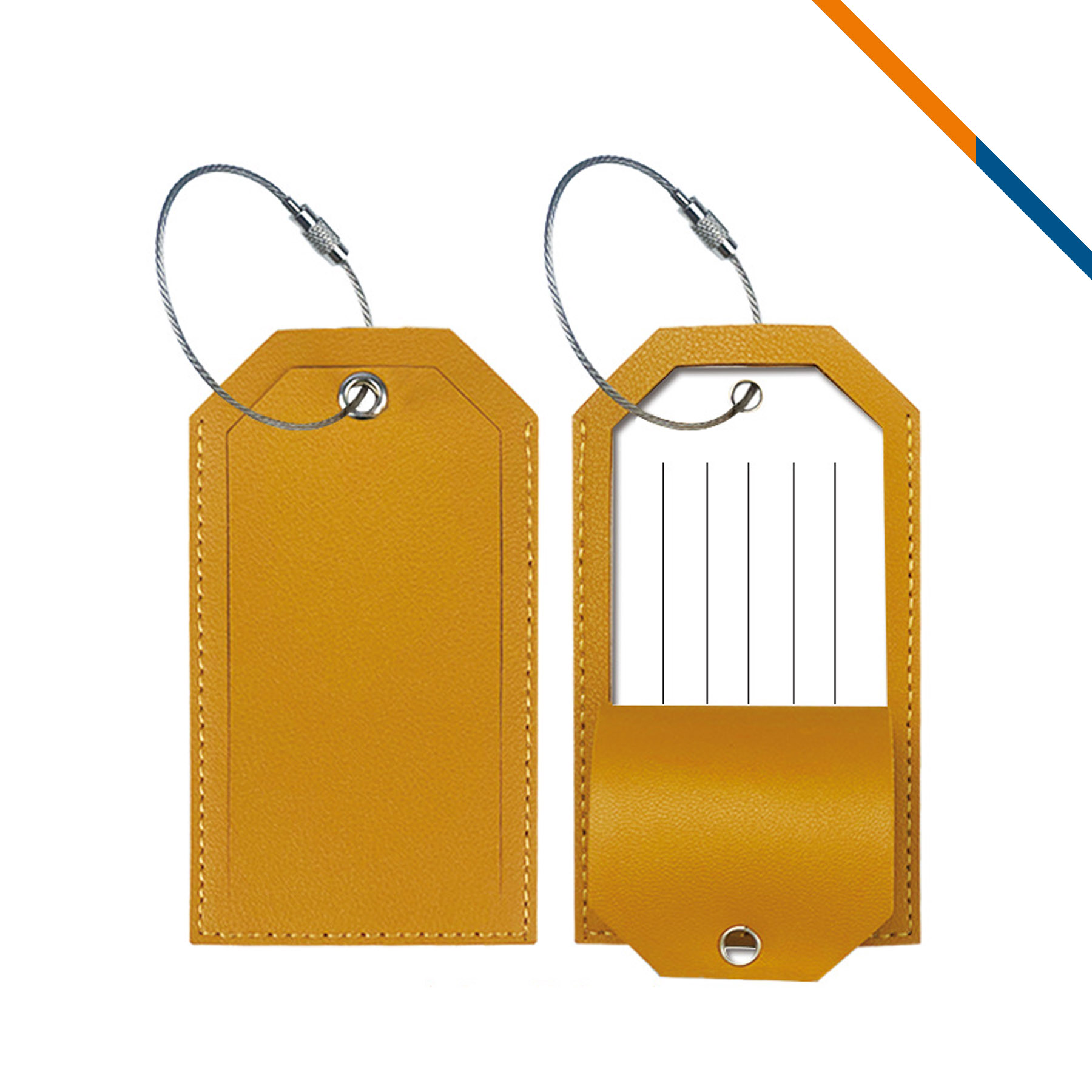 Glimpse PU Leather Luggage Tag 6