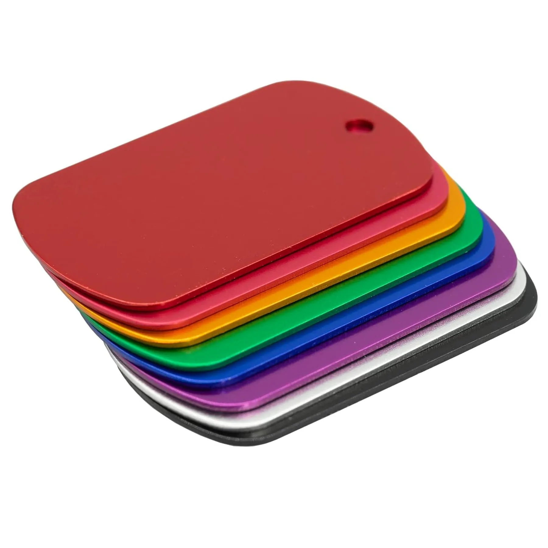 Aluminum Rectangle Blank Tags 5