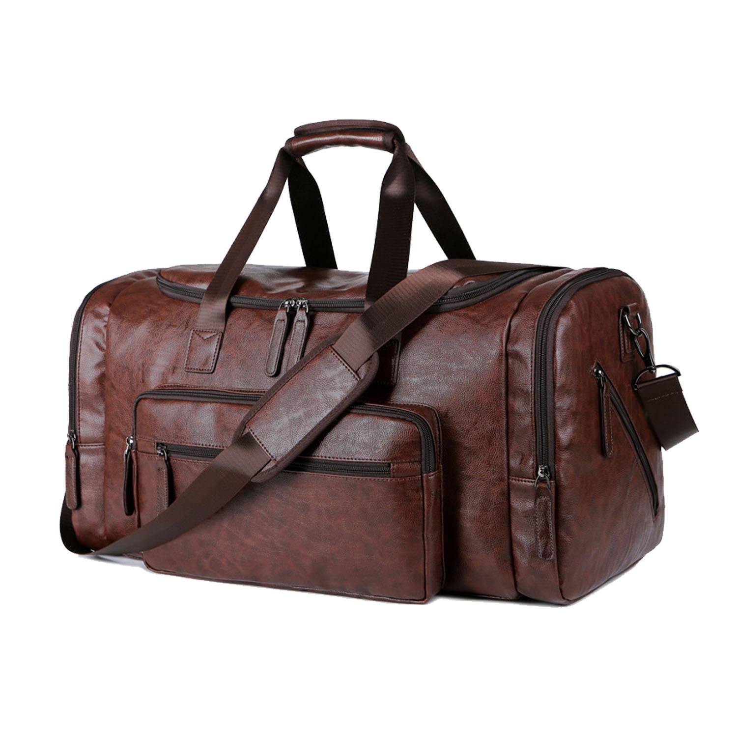 PU Leather Travel Duffel Bag 4