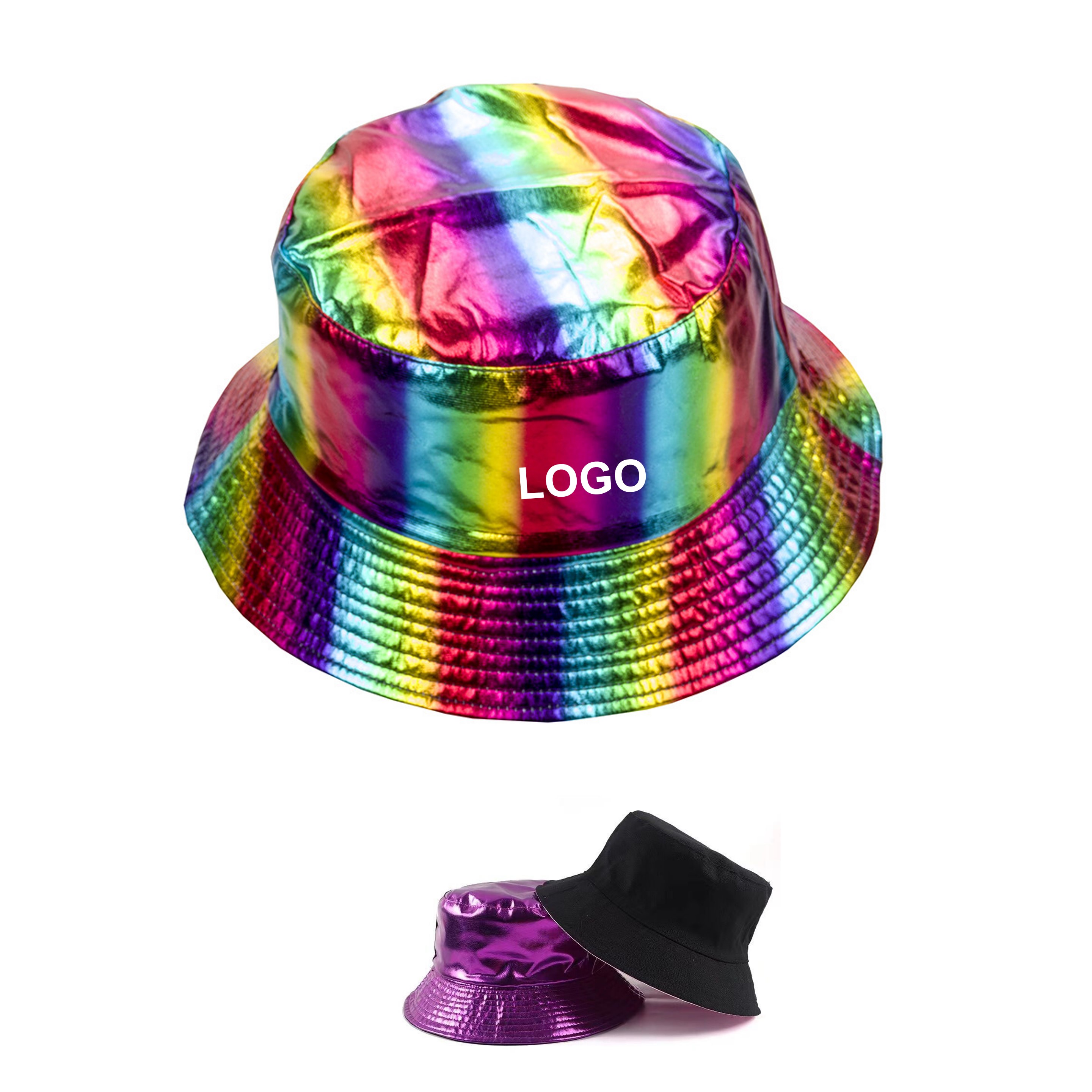Rainbow Bucket Hat (direct import) 1