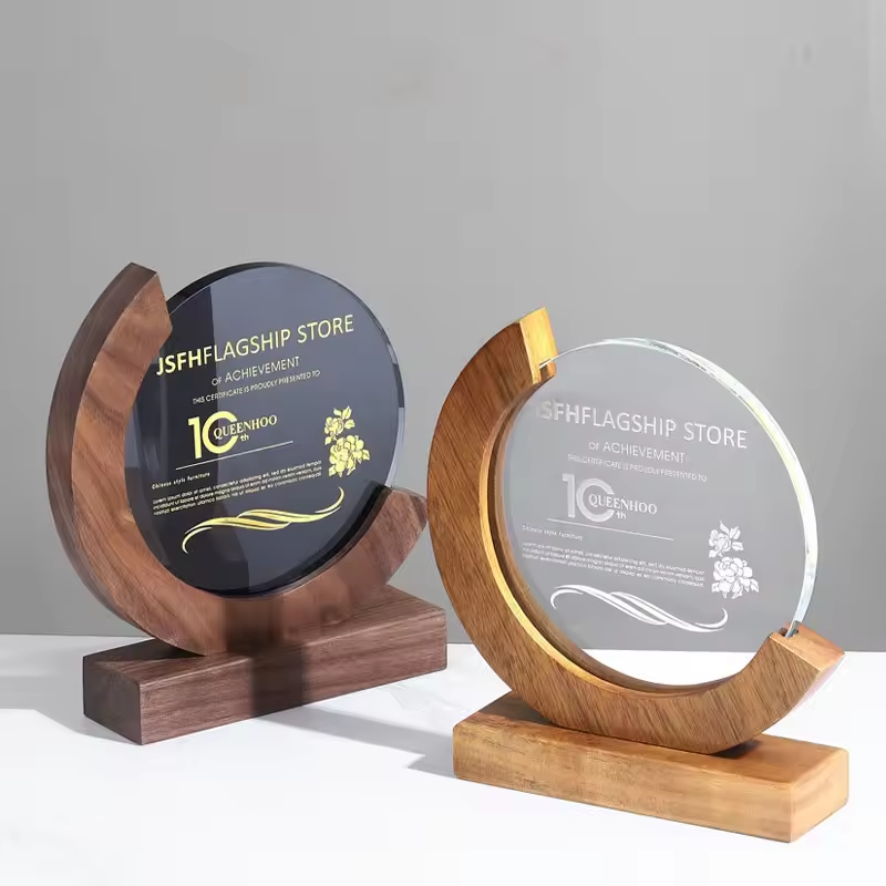 Solid Wood Base Trophy 4