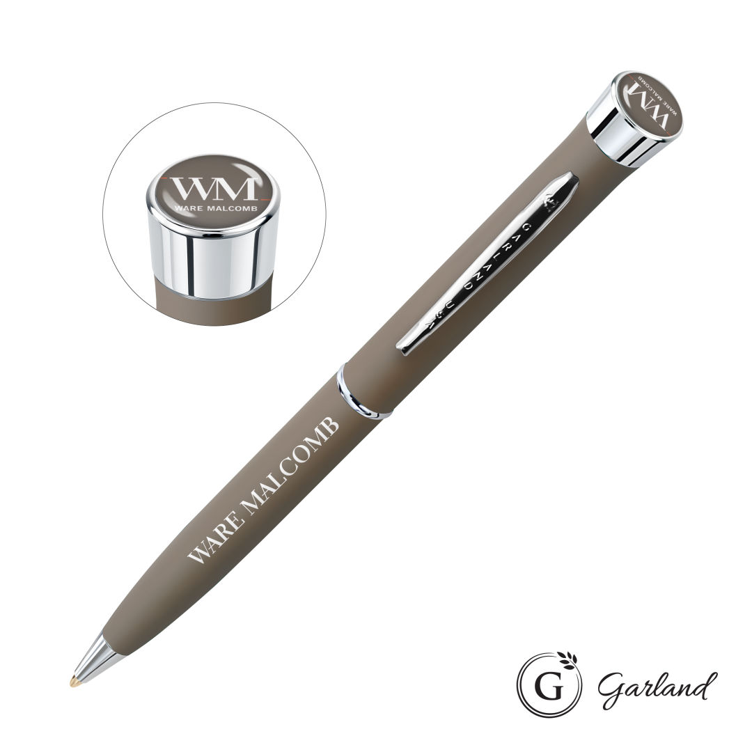 Garland® Freedom Custom Ballpoint Pen - Chrome Accent 9